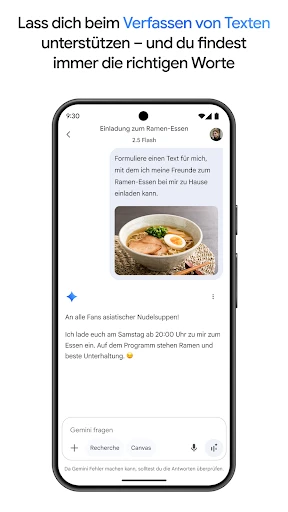 Google Gemini screenshot