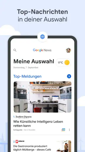 Google News screenshot