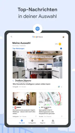 Google News screenshot