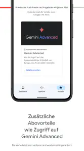 Google One screenshot