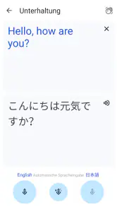 Google Übersetzer screenshot