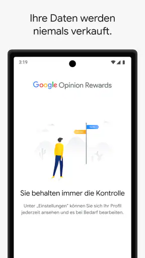 Google Umfrage-App screenshot