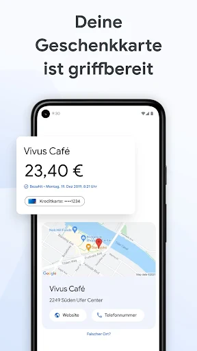 Google Wallet screenshot