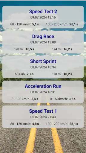 GPS Race Timer screenshot