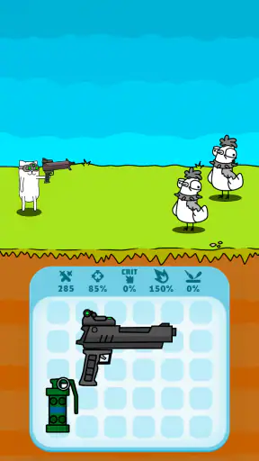 Gun Hero ― Katzen Waffen Spiel screenshot