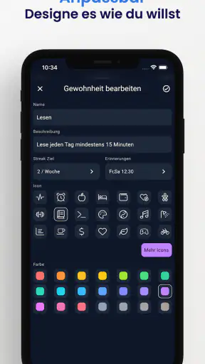 Habit Tracker - HabitKit screenshot