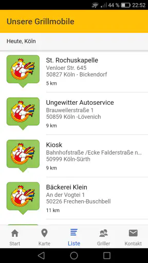 Hähnchen-Radar screenshot