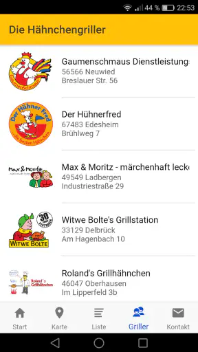 Hähnchen-Radar screenshot