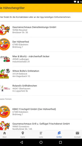 Hähnchen-Radar screenshot