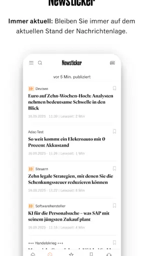 Handelsblatt - Nachrichten screenshot