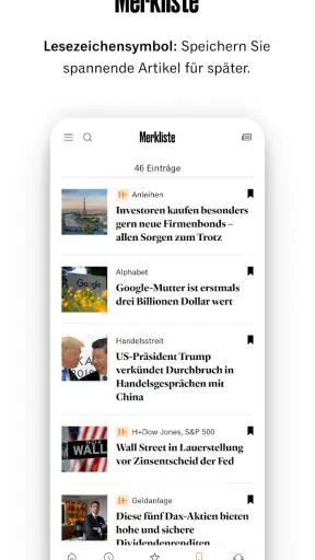 Handelsblatt - Nachrichten screenshot