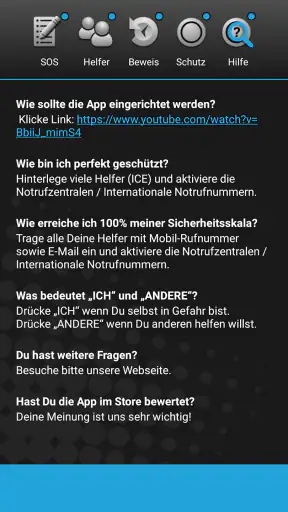 HandHelp™ - Notruf Notfall App screenshot