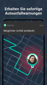Handy GPS Ortung Geozilla screenshot