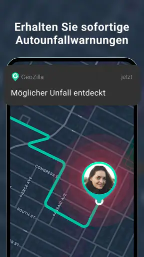 Handy GPS Ortung Geozilla screenshot