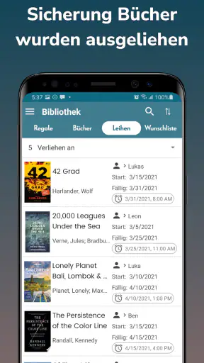 Handy Library - Bücher Ordnen screenshot