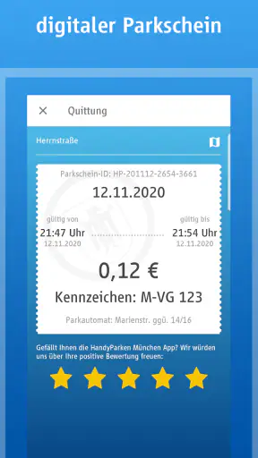 HandyParken München screenshot