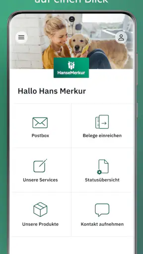 HanseMerkur ServiceApp screenshot