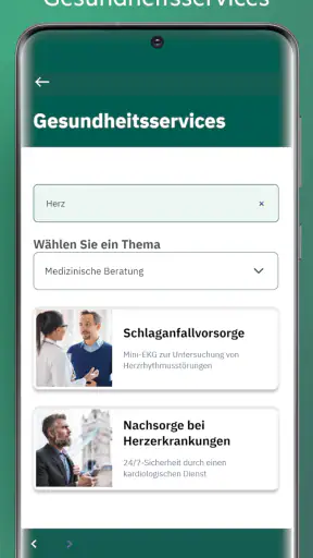 HanseMerkur ServiceApp screenshot