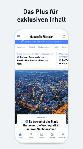 HAZ - Nachrichten und Podcast screenshot