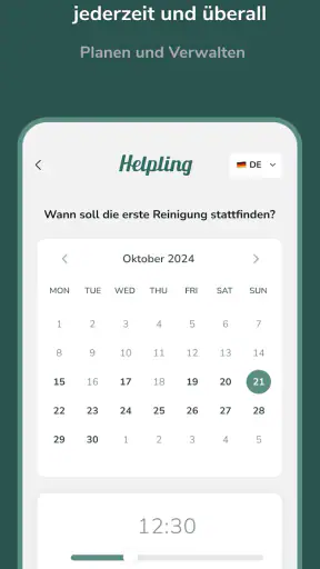 Helpling screenshot