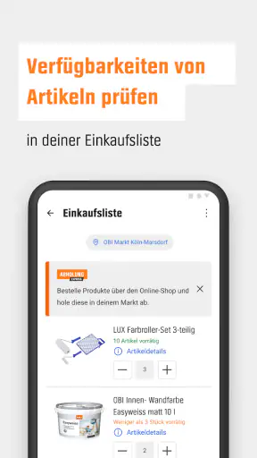 OBI PRO: Profi-App screenshot