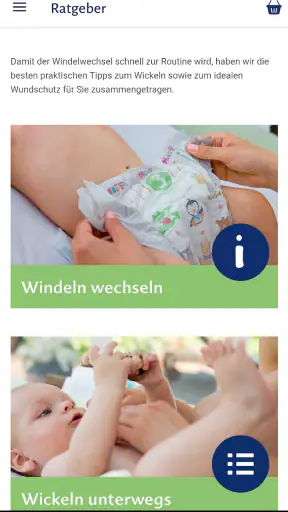 HiPP Windel App screenshot