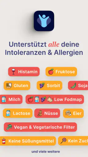 Histamin & Fructose InTolerApp screenshot