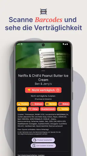 Histamin & Fructose InTolerApp screenshot