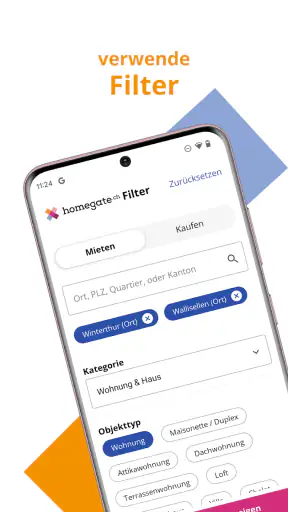 Homegate - Immobilien Schweiz screenshot