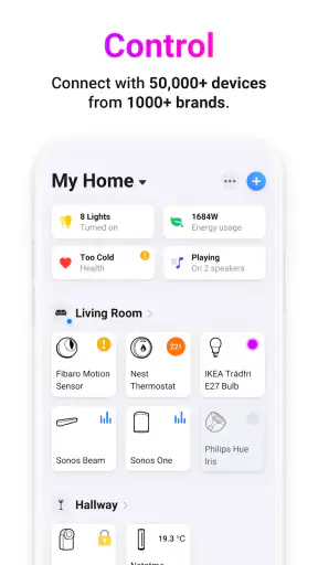 Homey – Besseres Smart Home screenshot