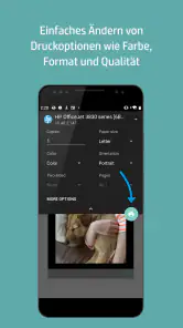 HP Druckdienst-Plug-In screenshot