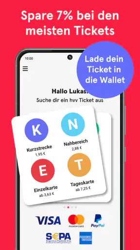 hvv switch: ÖPNV & Sharing screenshot
