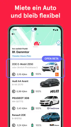 hvv switch: ÖPNV & Sharing screenshot