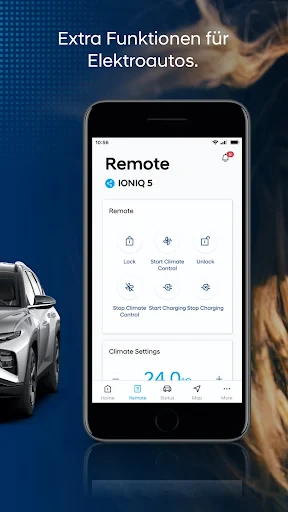 Hyundai Bluelink Europe screenshot