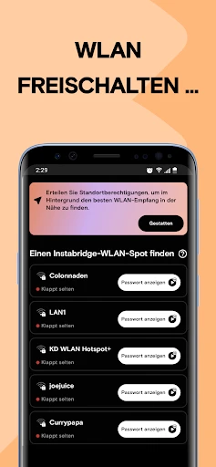 Instabridge: WiFi Map screenshot