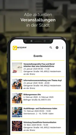 Integreat screenshot