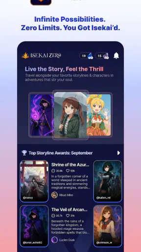 ISEKAI ZERO: KI-Rollenspiel screenshot