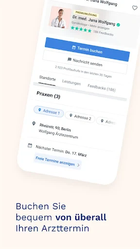 jameda: Ärzte finden & buchen screenshot