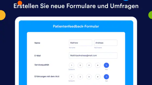 Jotform Formular & Umfrage screenshot