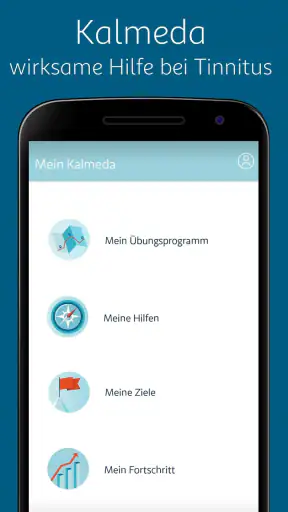 Kalmeda Tinnitus-App screenshot