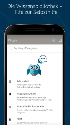 Kalmeda Tinnitus-App screenshot