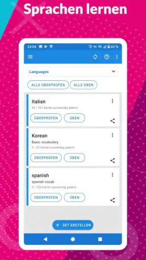 Karteikarten - Lerntool screenshot