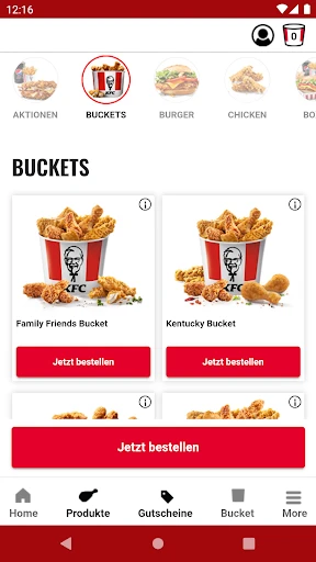 KFC screenshot