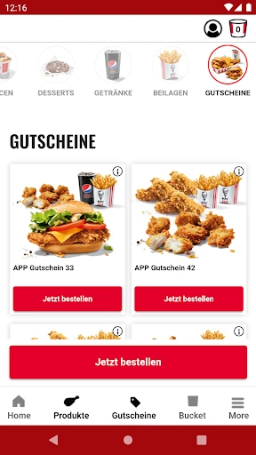 KFC screenshot