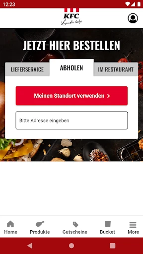 KFC screenshot
