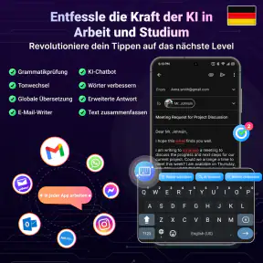 KI-Tastatur: Chatbot,Grammatik screenshot