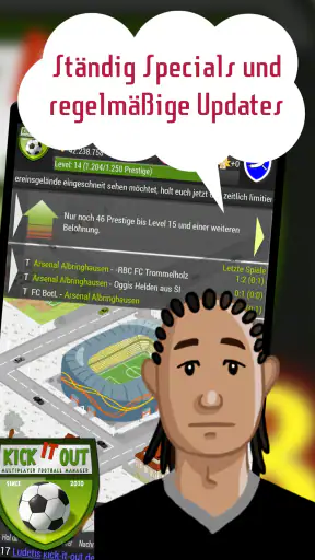 Kick it out Fußball Manager 26 screenshot