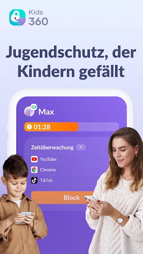 Kids360: Jugendschutz App screenshot