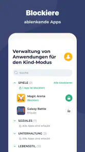 Kidslox Kindersicherung screenshot