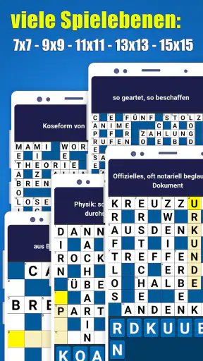Kreuzworträtsel Deutsch Rätsel screenshot